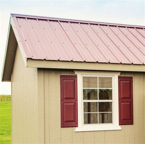 metal roof on shed in a box|metal roofing for storage shed.